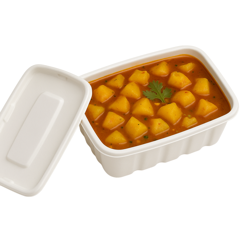 Bagasse Container With Lid